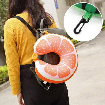 Gadget Gerbil Fruit U-Shaped Pillow