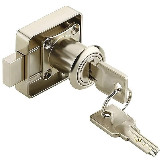 Ultra-Secure Furniture Lock – Heavy Duty Zinc Alloy Lock for Desks, Cupboards, and Wardrobes