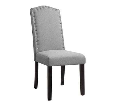Upholstered Dining Chair with Nailhead Trim - Elegant Home Kitchen & Dining Room Furniture