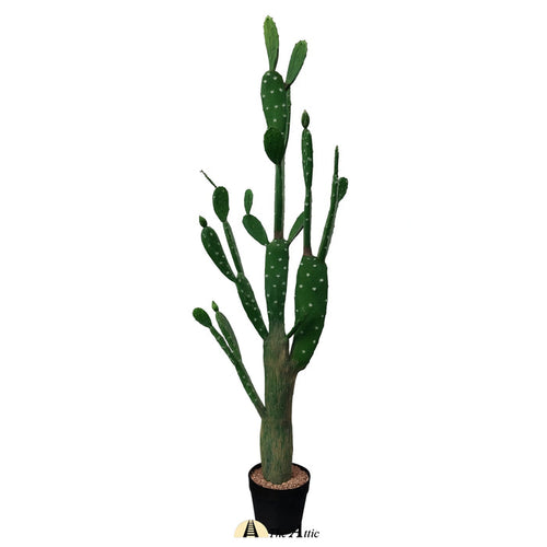 Velvet Tree Pear Cactus Faux Plant, Artificial Plant, Dubai, UAE - theatticdubai.com