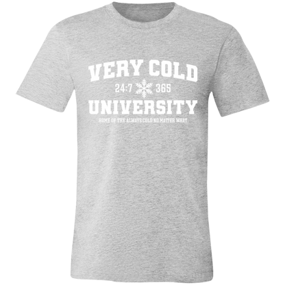Very Cold University graphic t-shirt in Athletic Heather