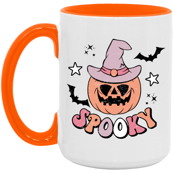 Witch Pumpkin Spooky ceramic coffee mug