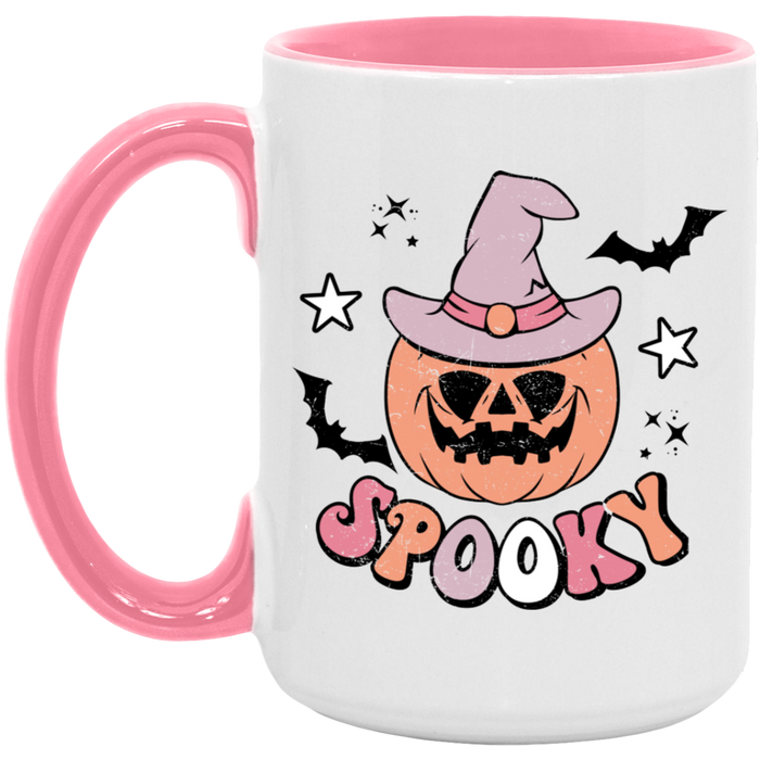 Witch Pumpkin Spooky ceramic coffee mug, product photo 5