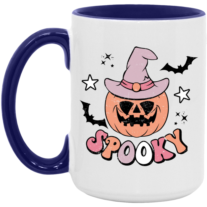 Witch Pumpkin Spooky ceramic coffee mug, product photo 7