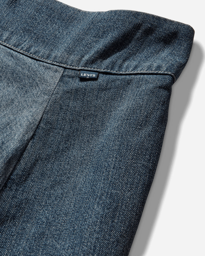 Levi's Wmns Blue Tab Roper Skirt Cuetil Mo Med Indigo Skirts Midi 004TA 0000