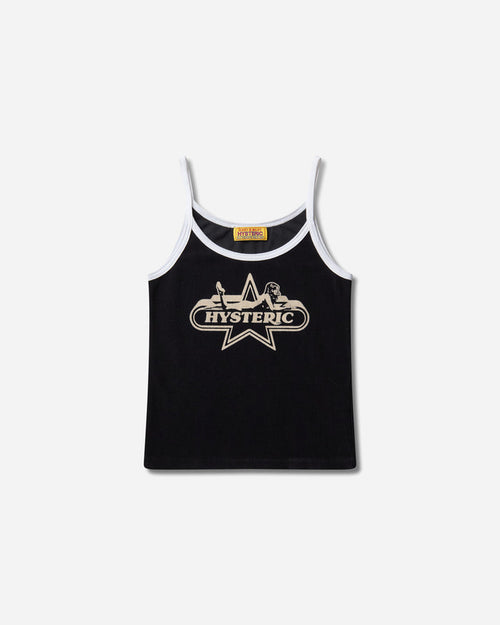 Hysteric Glamour Star Woman Camisole Black T-Shirts Top 01261CR08 96