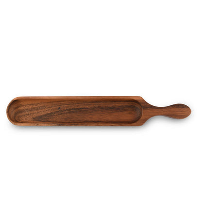 Wood Cracker Tray with Handle