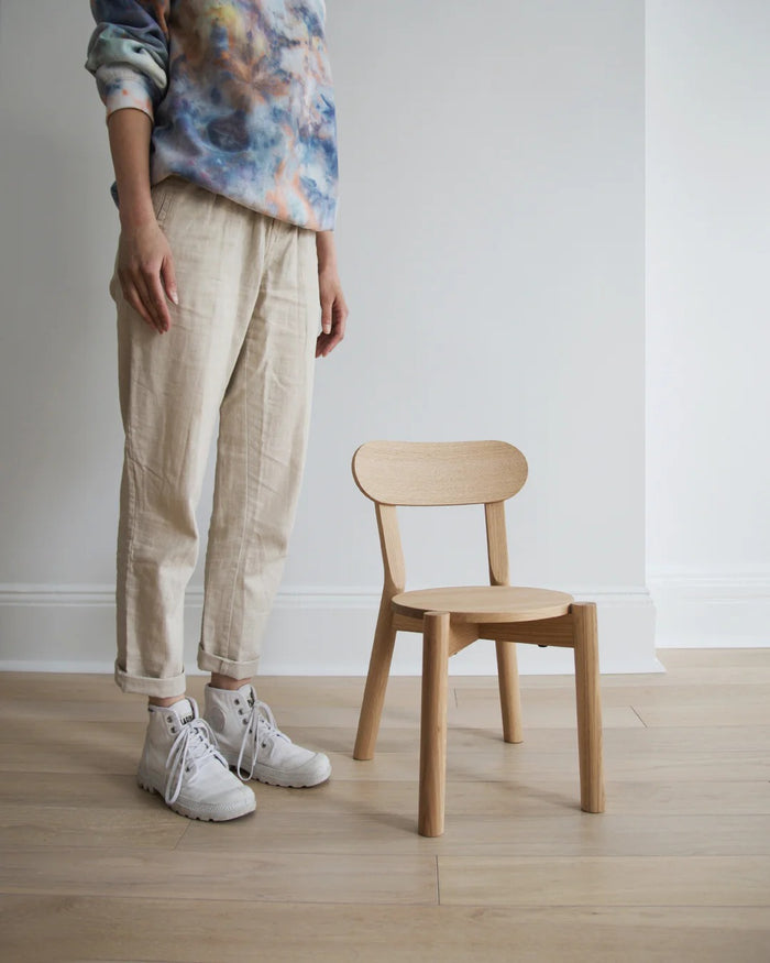 Wooden Kids Chair Made in Solid Teak Wood | Stackable Preschool Seating