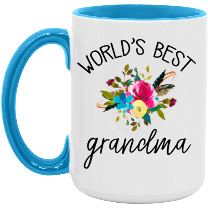 World's Best Grandma ceramic coffee mug, product photo 4