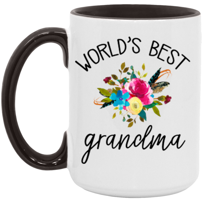 World's Best Grandma ceramic coffee mug, product photo 6