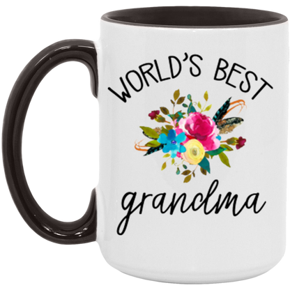 World's Best Grandma ceramic coffee mug, product photo 6