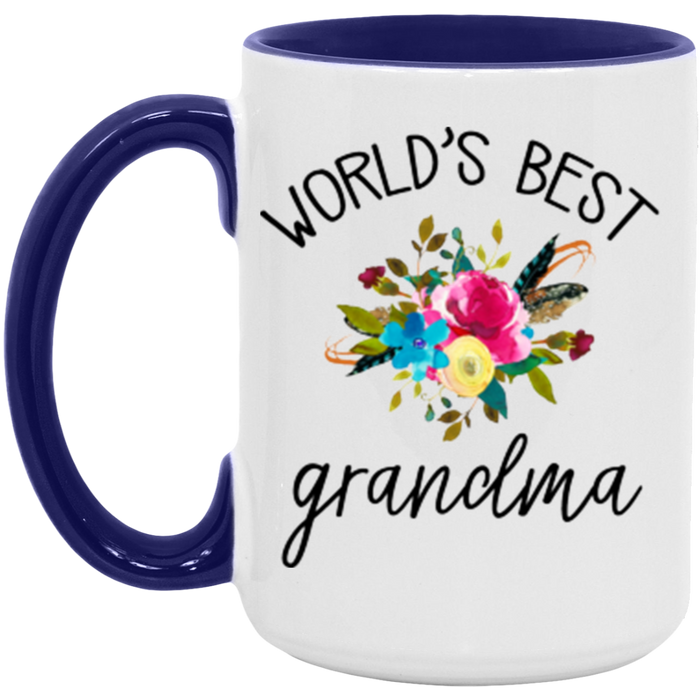World's Best Grandma ceramic coffee mug, product photo 7