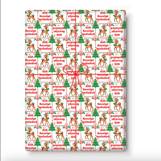 Wrapping Paper - Gift Receipt Included