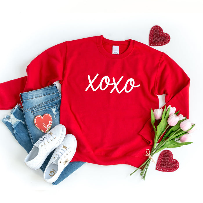 XOXO, With Love crewneck sweatshirt, product photo 2