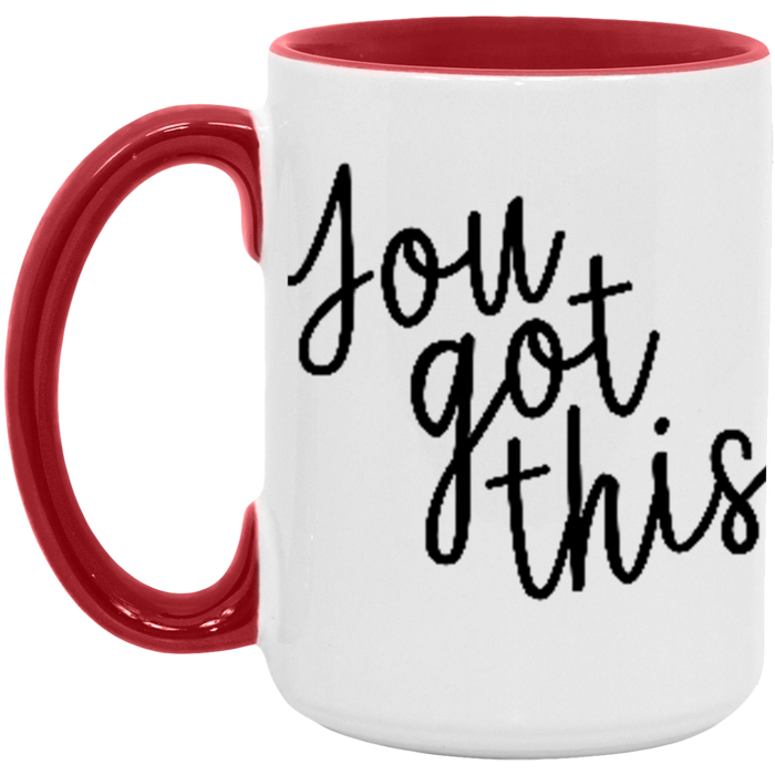 You Got This ceramic coffee mug, product photo 3